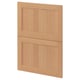Oak METOD cabinet door, featuring a sleek, rectangular design.