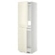 IKEA METOD off-white kitchen cabinet with adjustable shelves, bevelled edges.