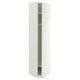 METOD High cabinet w shelves/wire basket, white/Aspudden light grey, 40x60x200 cm