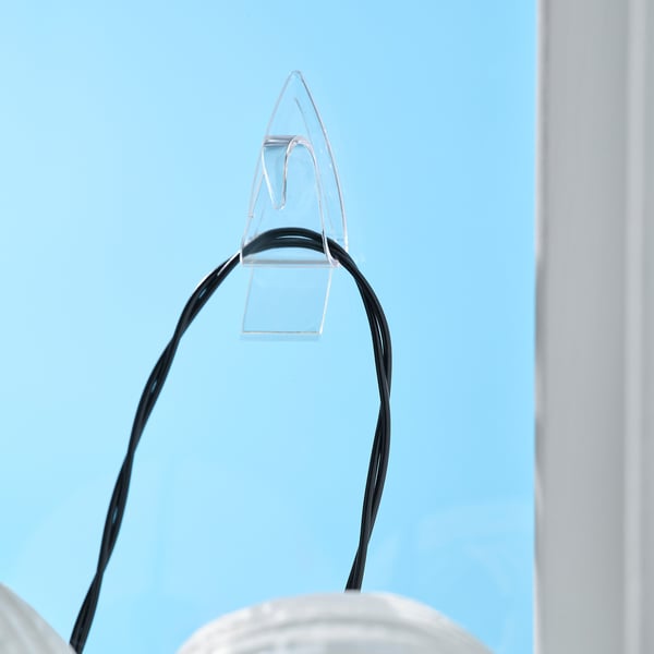 NÄSBJÖRN Hook, self-adhesive, transparent