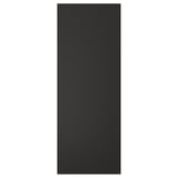 Black rectangular NICKEBO panel, sleek and modern, crafted from recycled materials.