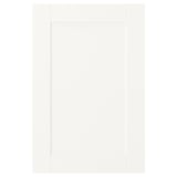 SANNIDAL white door panel, part of platsa storage, simple and clean design, made from fibreboard and particleboard.