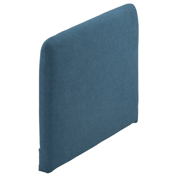A blue SÖDERHAMN sofa piece, featuring a square backrest with rounded corners.