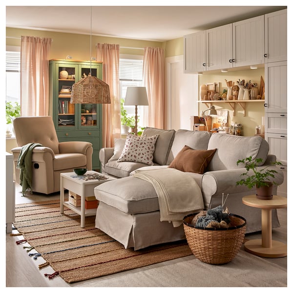 VECKLARFLY Venetian blind, bamboo, 140x155 cm