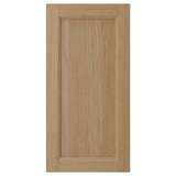 VEDHAMN wooden cabinet door, light brown, rectangular, natural oak grain.