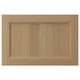 VEDHAMN light oak wooden cabinet door with solid oak frame and veneer centre panel.