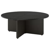 VITTSKÄR Table, plastic rattan outdoor/dark grey, 187 cm