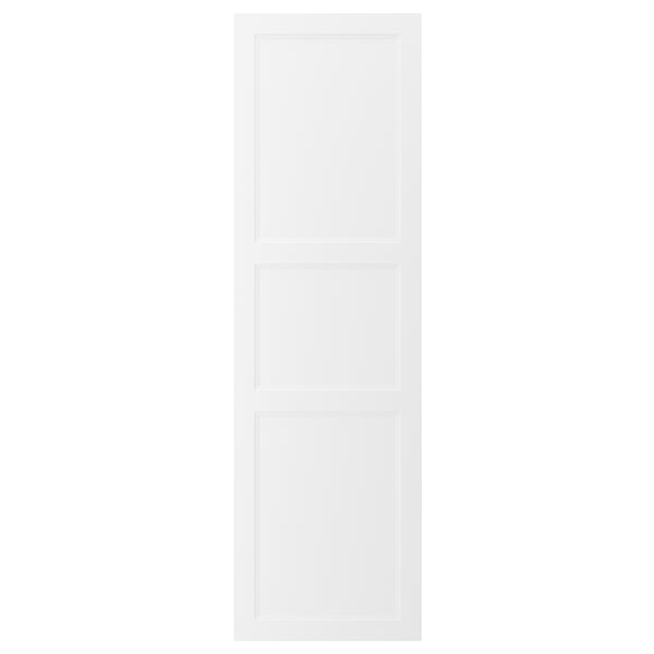 AXSTAD, weiß, Faserplatte, matt, rechteckig, eingesetztes Paneeldesign.