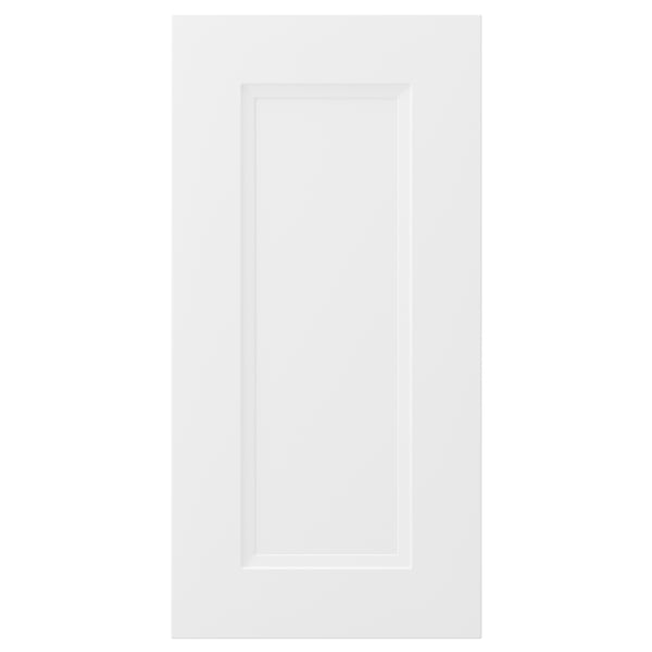 AXSTAD Tür, weiß, faserig, eingesetztes Paneel, modernes/traditionelles Design.
