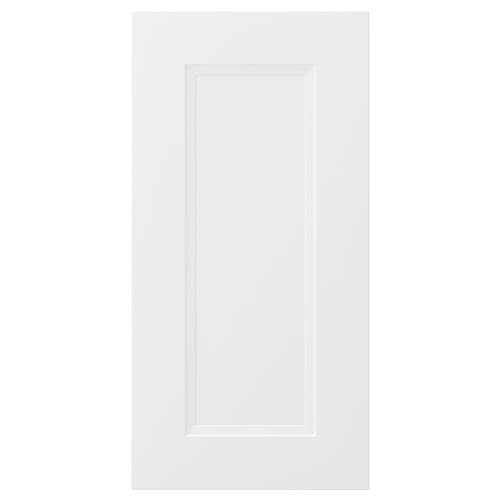 AXSTAD Tür, weiß, faserig, eingesetztes Paneel, modernes/traditionelles Design.