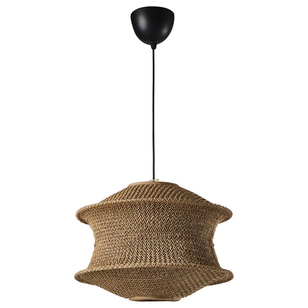 BLÅSTÅNG / HAVSDJUP Hängeleuchte, beige/schwarz, 45 cm