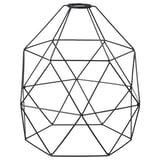 BRUNSTA Pendelleuchte aus schwarzem Draht, geometrisches Design, Gestell aus Polypropylen-Kunststoff und Stahl.