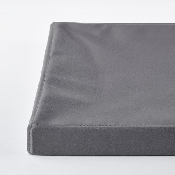 DRÖNA Abdeckung, dunkelgrau textil, 39x34 cm