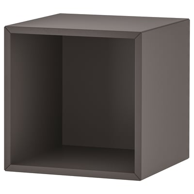 Schwarzer EKET-Würfel - minimalistische Aufbewahrung.