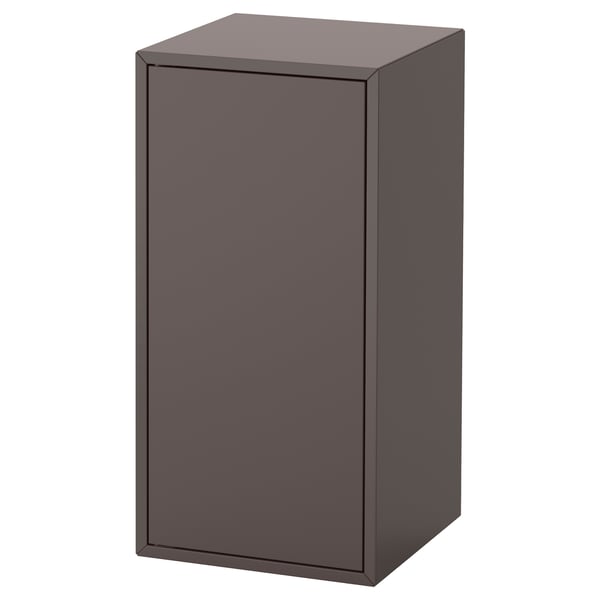 EKET: moderner schwarzer Aufbewahrungsschrank, schlankes Design, rechteckige Form, minimalistischer Stil, einfache Einheit.