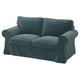 EKTORP Bezug 2er-Sofa, Alhamn dunkel graublau