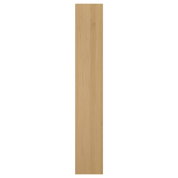 Forsbaka helle Holzplatte, rechteckig, Eichenfurnier, einheitliches Küchendesign.
