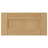 FORSBACKA Schubladenfronten aus Eichenholz, hellbraun, Paneeldesign.