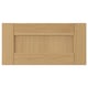 FORSBACKA Schubladenfronten aus Eichenholz, hellbraun, Paneeldesign.