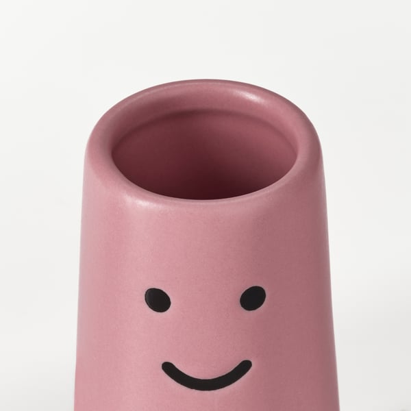 FRÖVÄXT Vase, rosa, 10 cm