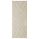 FULLMAKT Teppich in Beige. Rechteckiges, minimalistisches Design. Geeignet für den Innen- und Außenbereich. Hergestellt aus Polyester.