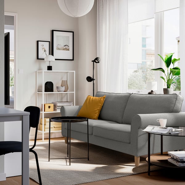 GÄLLTOFTA 3er-Sofa, Tibbleby beige/grau