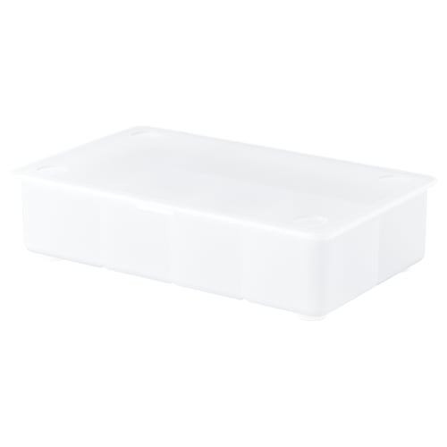 GLIS Box mit Deckel, transparent, 34x21 cm