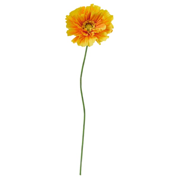 GULDSPETT Kunstblume, Papier/Mohn orange, 40 cm