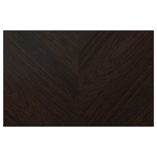 HEDEVIKEN Front aus Eichenfurnier natur, rechteckig, Chevron-Muster-Design.