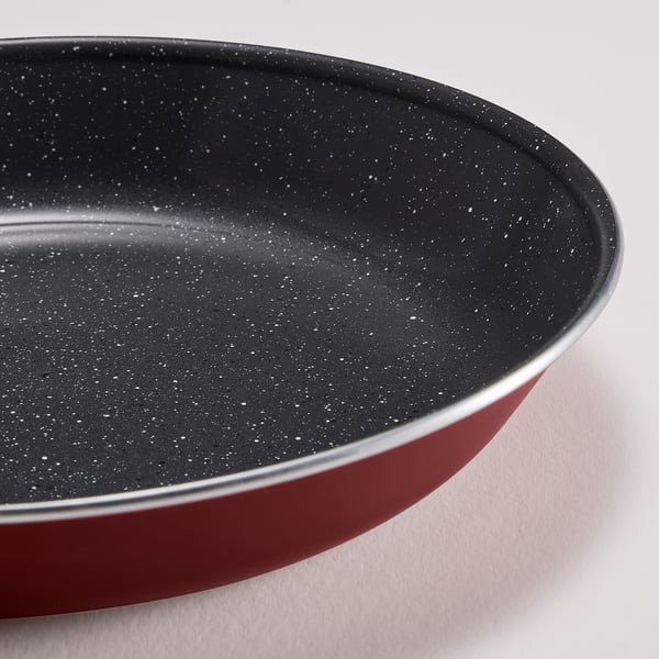 HEMLAGAD Bratpfanne, Antihaftbeschichtung rot, 28 cm