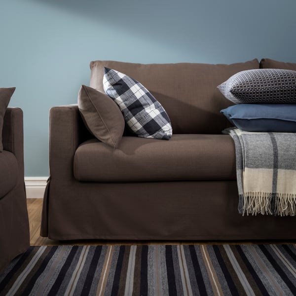 HYLTARP 2er-Sofa, Gransel graubraun