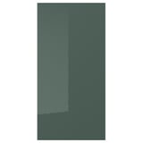 KALLARP grüner Küchenschrank mit glänzender Oberfläche.