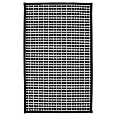 KALLGATE Badematte, schwarz/weiß, 50x80 cm