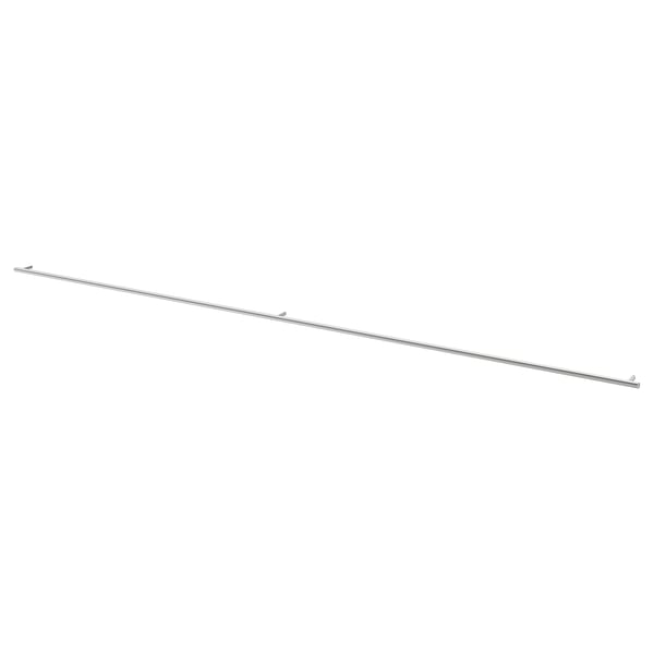 KALLRÖR Küchengriff aus Edelstahl mit glattem, abgerundetem Design. Modernes, schlankes Erscheinungsbild für Schranktüren.
