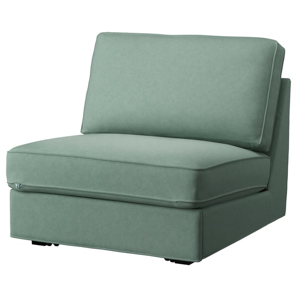 KIVIK Einsitzer-Schlafsofa, hellgrün, modernes Design, Stoffbezug, gepolstert.