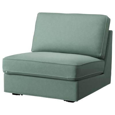 KIVIK Einsitzer-Schlafsofa, hellgrün, modernes Design, Stoffbezug, gepolstert.