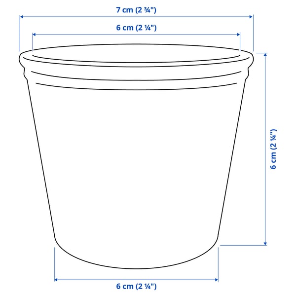 Abbildung mit Maßen für das Produkt: KÖRSBÄRSBJÖRK.