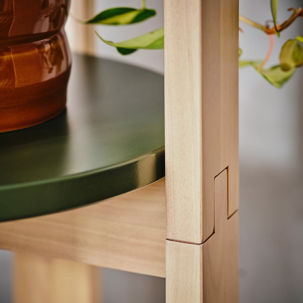 KOMPISHÄNG Hocker 2er-Set, Birke, 46 cm