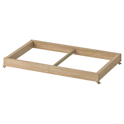 KOMPLEMENT Kleiderstange, Eiche. Rechteckiges, schlichtes Design mit Beinen.