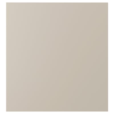 LAPPVIKEN hellgrau-beige Schranktür, schlankes und ruhiges Design, rechteckige Form, Vorderseite aus Papierfolie, perfekt für minimalistische Einrichtung.