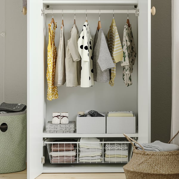 LASTARE Schrankkombination, weiß, 60x42x201 cm