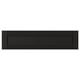 LERHYTTAN schwarze Schubladenfront aus Holz, rechteckig mit abgeschrägten Kanten.