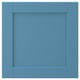 LERHYTTAN-blaue Schranktür, quadratisches Design, Birkenfurnier, traditioneller Stil.