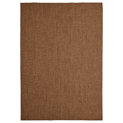 Der Teppich LYDERSHOLM ist eine rechteckige, braune, strapazierfähige und leicht zu reinigende Bodenmatte aus Naturfaser.