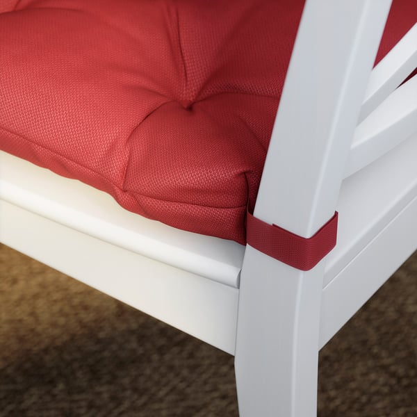 MALINDA Stuhlkissen, dunkelrot, 40/35x38x7 cm