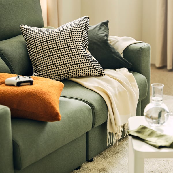 MALMKÖPING 2er-Sofa, Tibbleby graugrün