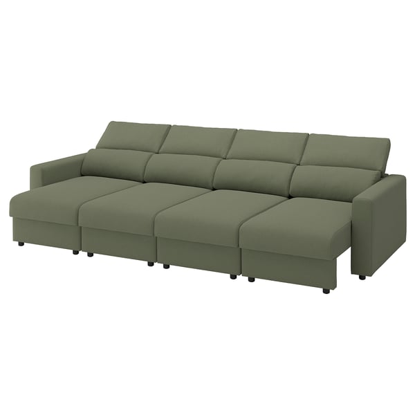 MALMKÖPING 4er-Sofa, Tibbleby graugrün