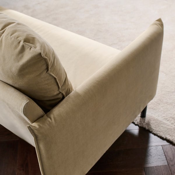 MANNARP 2er-Sofa, Saxemara graubeige