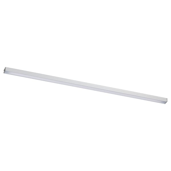 MITTLED: moderne LED-Küchenleuchte, Silber, Aluminium und Kunststoff, schlankes lineares Design, perfekt für Arbeitsflächen.