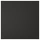 NICKEBO schwarze Schrankfront, quadratisch, schlankes Design, recycelte Materialien.